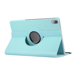 Husa rotativa 360 Sigloo, pentru Lenovo Tab P11 Pro( 2nd Gen),(TB-132FU/TB-138FU), 11.2", Smart Cover, Piele Ecologica, Blue Laguna