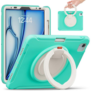 Husa de Protectie pentru iPad Air 11" (M3 2025 / M2 2024), IPad Air5, Antisoc, Suport 360°, Suport SmartPEN, Carcasa Robusta Copii & Adulti
