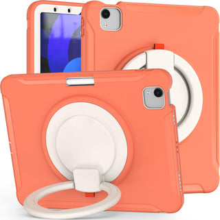Husa de Protectie pentru iPad Air 11 inch, Sigloo, Antisoc, Suport 360, Portocalie