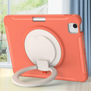 Husa de Protectie pentru iPad Air 11 inch, Sigloo, Antisoc, Suport 360, Portocalie