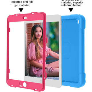 Husa Sigloo pentru tableta Apple Ipad 9/8/7 (2021/2020/2019), 10.2'', robusta, cu stand, usoara, rezistenta la socuri, prietenoasa cu copiii, Albastru