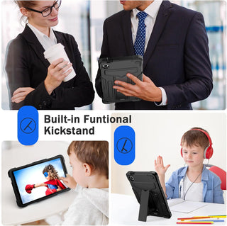 Husa Sigloo pentru Samsung pentru tablet Samsung Galaxy Tab A 8.4" 2020 (SM-T307/T307U), Suport Kickstand, Design Rezistent – Negru
