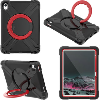 Husa Sigloo pentru tableta Apple Ipad 9/8/7 (2021/2020/2019), 10.2'', robusta, cu stand, usoara, rezistenta la socuri, prietenoasa cu copiii, Negru