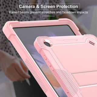 Husa Sigloo pentru Samsung pentru tablet Samsung Galaxy Tab A 8.4" 2020 (SM-T307/T307U), Suport Kickstand, Design Rezistent – Roz pal