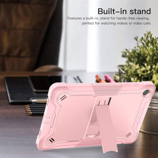 Husa Sigloo pentru Samsung pentru tablet Samsung Galaxy Tab A 8.4" 2020 (SM-T307/T307U), Suport Kickstand, Design Rezistent – Roz pal