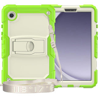 Husa Shockproof Armor pentru Samsung Galaxy Tab A7 Lite(SM-T220/T225), 8.7", Sigloo, stand Built-in, Protectie 360, Verde deschis