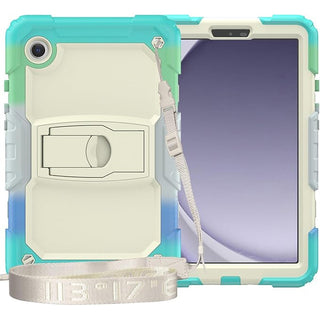 Husa Shockproof Armor pentru Samsung Galaxy Tab A7 Lite(SM-T220/T225), 8.7", Sigloo, stand Built-in, Protectie 360, albastru deschis