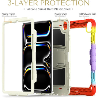 Husa premium Sigloo pentru Apple iPad Air 11, Air 5, Air 4, (11/10.9 Inch) – Protectie Completa, suport rabatabil, Rosu camouflage