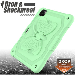 Husa premium Sigloo pentru Apple iPad Air 11, Air 5, Air 4, (11/10.9 Inch) – Protectie Completa, Suport Creion, Stand Fluture, Curea, Verde
