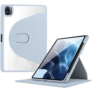 Husa premium tableta Apple iPad Air 11" (2024), Air 5, Air 4, (11/10.9 Inch), Protectie Completa, Suport SmartPen, Blue laguna
