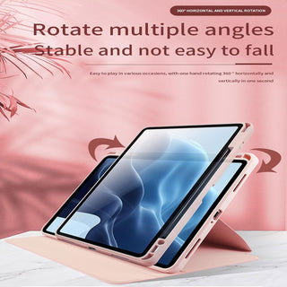Husa premium tableta Apple iPad Air 11" (2024), Air 5, Air 4, (11/10.9 Inch), Protectie Completa, Suport SmartPen, Blue laguna