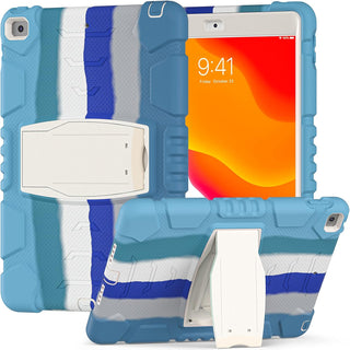 Husa Shockproof Armor pentru Samsung Galaxy Tab A8 (X200/X205), 10.5", Sigloo, stand Built-in, Protectie 360, Albastru Degrade