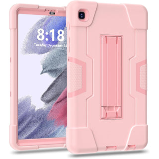 Husa Sigloo pentru Samsung Galaxy Tab A 8.0" 2019 (SM-T290/T295), Carcasa 3 Straturi, Suport kickstand, Protectie Antisoc, Roz