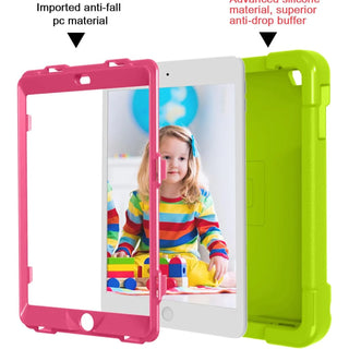 Husa Sigloo pentru iPad Mini 1/2/3, 7.9" –Protectie Antisoc, Suport Reglabil, Design Usor, Verde