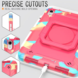 Husa de Protecție pentru iPad Air 11, Sigloo, Antisoc, Suport 360, Multicolor, 10.9"