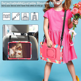 Husa de Protecție pentru iPad Air 11, Sigloo, Antisoc, Suport 360, Multicolor, 10.9"