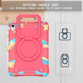 Husa de Protecție pentru iPad Air 11, Sigloo, Antisoc, Suport 360, Multicolor, 10.9"