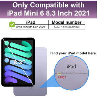 Husa Sigloo pentru Apple iPad Mini 7/6 (2024/2021), 8.3", Protectie Completa, Suport origami, Auriu