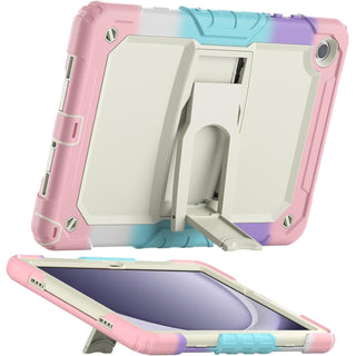 Husa Shockproof Armor Sigloo, pentru Samsung Galaxy Tab A7 (SM-T500/T505/T507), 10.4", cu stand, Alb Colorat