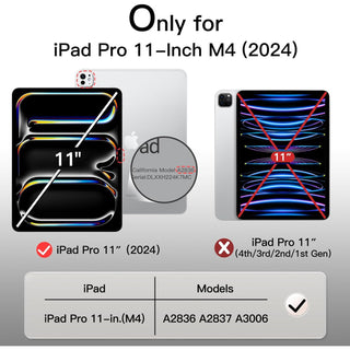 Husa premium tableta Sigloo, compatibila cu iPad Air 11", interior imitatie piele, suport Smart Pen, gri deschis