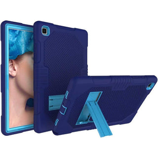 Husa Shockproof Armor Sigloo, pentru Samsung Galaxy Tab A7 (SM-T500/T505/T507), 10.4", cu stand, Dark Blue