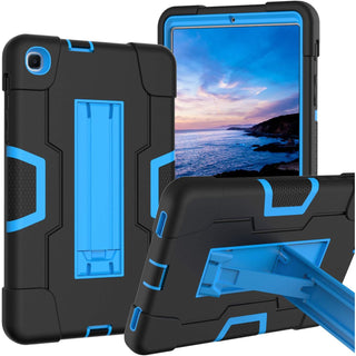 Husa Sigloo pentru Samsung pentru tablet Samsung Galaxy Tab A 8.4" 2020 (SM-T307/T307U), Suport Kickstand, Design Rezistent – Negru cu albastru