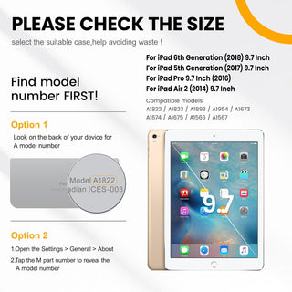Pachet 360 pentru iPad 9.7" (iPad Air 2, iPad 5/6, iPad Pro 9.7) – Husa Sigloo cu folie inclusa, curea de umar si suport rotativ, Mov / Negru