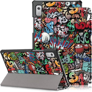 Husă Slim Sigloo Smart Cover pentru Lenovo Tab M9, Graffity