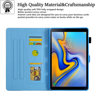 Husa premium Sigloo pentru Apple iPad Mini 7/6 (2024/2021), 8.3", Protectie Completa, Suport Creion, Port Card, Flori