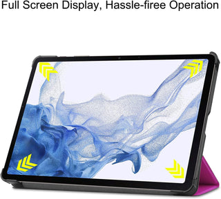 Husa tableta Lenovo Tab P12 (TB370FU) 12.7 inch, 2023, functie sleep/wake-up, ultralight de tip stand, Sigloo, Purple