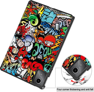 Husa Slim Sigloo, Smart Cover, Trifold, pentru Lenovo Tab M11 2024 (TB-330FU/TB-330XU/TB-331FC), 11",  Graffity