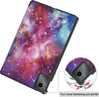 Husa Slim Sigloo, Smart Cover, Trifold, pentru Lenovo Tab M11 2024 (TB-330FU/TB-330XU/TB-331FC), 11", Galaxy