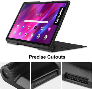 Husa Smart Cover, Sigloo, pentru tableta Lenovo Yoga Tab 11 YT-J706F, 11 inch, 2021, Burgundy