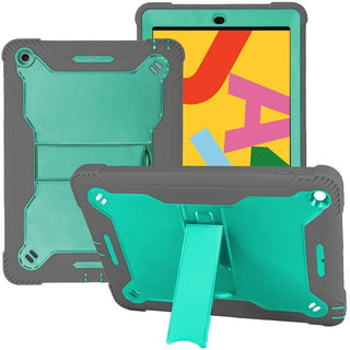 Hus? Shockproof Armor pentru Samsung Galaxy Tab S10/S10Fe/S9/S9Fe, 11" , Sigloo, stand Built-in, Protectie 360, Verde