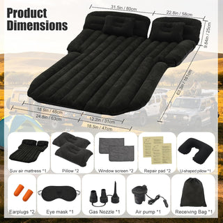 SIGLOO Saltea Gonflabila Auto SUV – Quick Inflate, pentru Camping & Calatorii