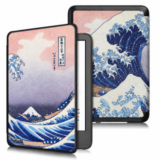 Husa Kindle Paperwhite 2024 (12th gen) "7", Signature Edition, 7" sau Kindle Colorsoft Signature Edition 7", Sigloo, Slim, functie sleep/wake-up,  Chinese Storm