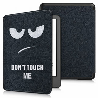 Husa Kindle Paperwhite 2024 (12th gen) "7", Signature Edition, 7" sau Kindle Colorsoft Signature Edition 7", Sigloo, Slim, functie sleep/wake-up,  Don’t Touch Me