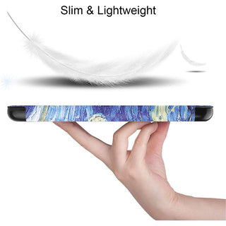 Husa pentru Kindle Paperwhite 2024 (12th gen), Signature Edition sau Kindle Colorsoft Signature Edition, 7", Sigloo, Slim, functie sleep/wake-up, Abstract