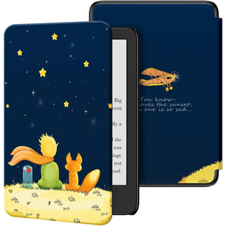 Husa pentru Kindle Paperwhite 2024 (12th gen), Signature Edition sau Kindle Colorsoft Signature Edition, 7", Sigloo, Slim, functie sleep/wake-up, Among the Stars