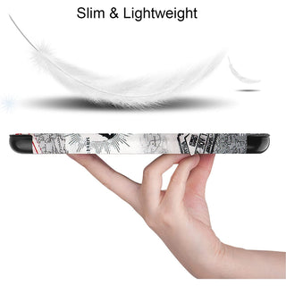 Husa pentru Kindle Paperwhite 2024 (12th gen), Signature Edition sau Kindle Colorsoft Signature Edition, 7", Sigloo, Slim, functie sleep/wake-up, Paris