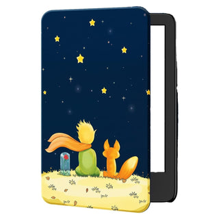 Husa pentru Kindle Paperwhite 2024 (12th gen), Signature Edition sau Kindle Colorsoft Signature Edition, 7", Sigloo, Slim, functie sleep/wake-up, Among the Stars