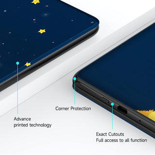 Husa pentru Kindle Paperwhite 2024 (12th gen), Signature Edition sau Kindle Colorsoft Signature Edition, 7", Sigloo, Slim, functie sleep/wake-up, Among the Stars