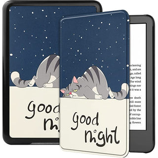 Husa pentru Kindle Paperwhite 2024 (12th gen), Signature Edition sau Kindle Colorsoft Signature Edition, 7", Sigloo, Slim, functie sleep/wake-up, Good Night