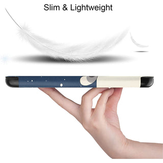 Husa pentru Kindle Paperwhite 2024 (12th gen), Signature Edition sau Kindle Colorsoft Signature Edition, 7", Sigloo, Slim, functie sleep/wake-up, Good Night