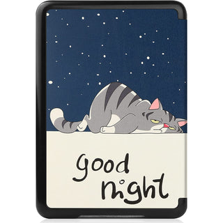 Husa pentru Kindle Paperwhite 2024 (12th gen), Signature Edition sau Kindle Colorsoft Signature Edition, 7", Sigloo, Slim, functie sleep/wake-up, Good Night