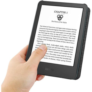 Husa pentru Kindle Paperwhite 2024 (12th gen), Signature Edition sau Kindle Colorsoft Signature Edition, 7", Sigloo, Slim, functie sleep/wake-up, Light Bulbs