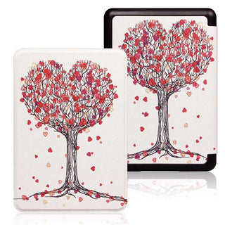 Husa pentru Kindle Paperwhite 2024 (12th gen), Signature Edition sau Kindle Colorsoft Signature Edition, 7", Sigloo, Slim, functie sleep/wake-up, Love Tree