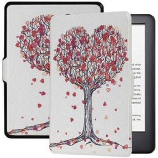 Husa pentru Kindle Paperwhite 2024 (12th gen), Signature Edition sau Kindle Colorsoft Signature Edition, 7", Sigloo, Slim, functie sleep/wake-up, Love Tree