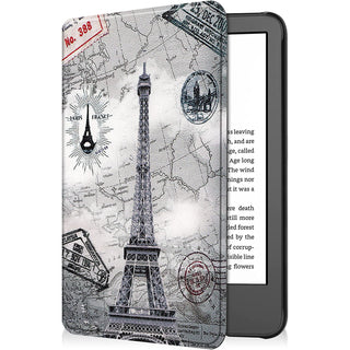 Husa pentru Kindle Paperwhite 2024 (12th gen), Signature Edition sau Kindle Colorsoft Signature Edition, 7", Sigloo, Slim, functie sleep/wake-up, Paris