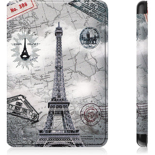 Husa pentru Kindle Paperwhite 2024 (12th gen), Signature Edition sau Kindle Colorsoft Signature Edition, 7", Sigloo, Slim, functie sleep/wake-up, Paris